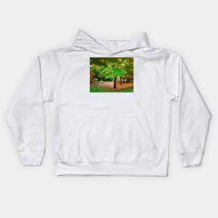 The Trees Line The Track Kids Hoodie